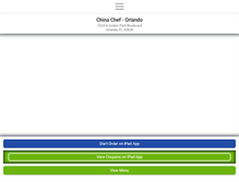 Tablet Screenshot of chinacheforlando.com